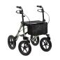 Preview: Rollator TAiMA XC PU-bereift, oasisgrün-metallic